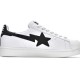 Bape Sk8 Sta Low White Black Women Men Casual Shoes