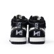 Bape Sta Sk8 High Black White Women Men Casual Shoes