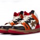 Bape Sta Sk8 High Red Brown Black White Women Men Casual Shoes