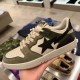 Bape Sta Sk8 Low Beige Black Army Green Women Men Casual Shoes