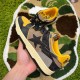 Bape Sta Sk8 Low Brown Black Yellow Women Men Casual Shoes