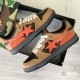 Bape Sta Sk8 Low Brown Orange Black Women Men Casual Shoes