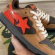 Bape Sta Sk8 Low Brown Orange Black Women Men Casual Shoes