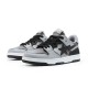 Bape Sta Sk8 Low Grey Silver Black Women Men Casual Shoes