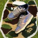 Bape Sta Sk8 Low Ltblue Brown Beige Women Men Casual Shoes