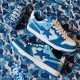 Bape Sta Sk8 Low Ltblue White Women Men Casual Shoes