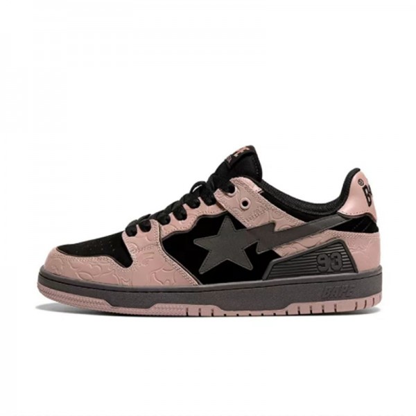 Bape Sta Sk8 Low Ltpink Black Grey Women Men Casual Shoes