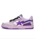 Bape Sta Sk8 Low Purple White Black Women Men Casual Shoes