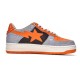 Bathing Ape Bape Sta Low Grey Orange Women Men Casual Shoes