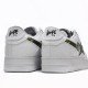 Bathing Ape Bape Sta Low White Green Camouflage Women Men Casual Shoes