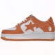 Bathing Ape Bape Sta Low White Orange Women Men Casual Shoes