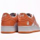 Bathing Ape Bape Sta Low White Orange Women Men Casual Shoes