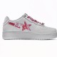 Bathing Ape Bape Sta Low White Red Camouflage Women Men Casual Shoes