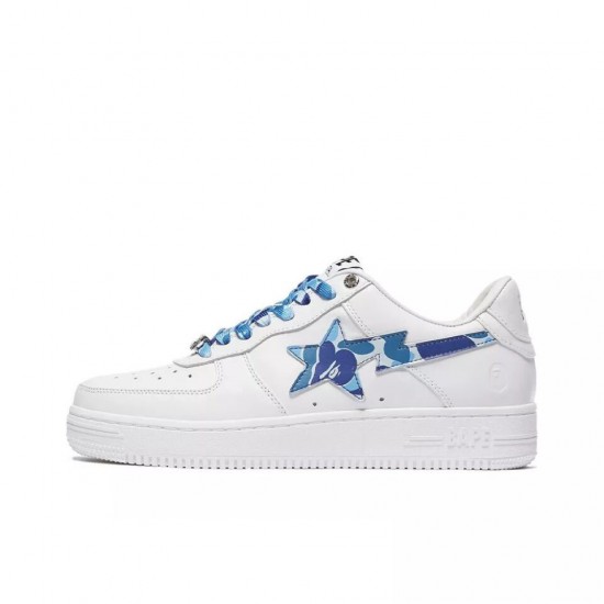 Bapesta LOW BLUE WHITE SHOES 1H20-191-045