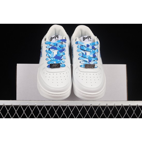 Bapesta LOW BLUE WHITE SHOES 1H20-191-045