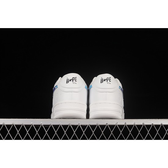 Bapesta LOW BLUE WHITE SHOES 1H20-191-045