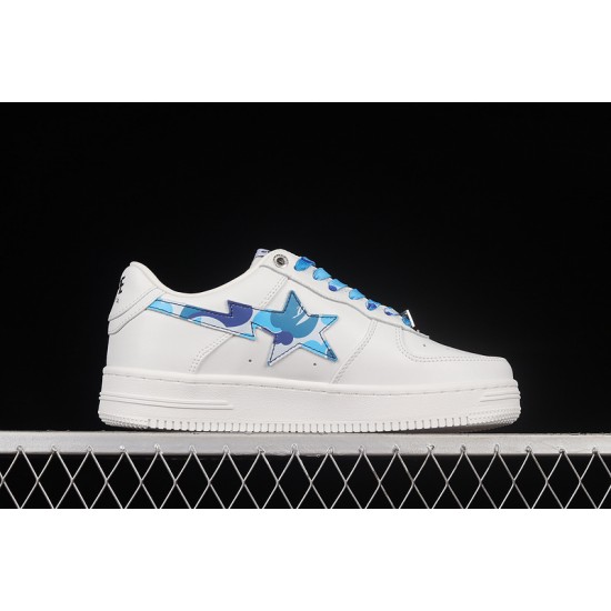 Bapesta LOW BLUE WHITE SHOES 1H20-191-045