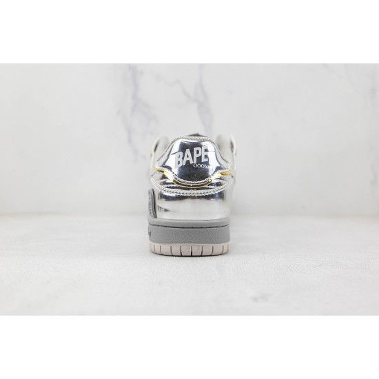 Bapesta LOW SHOES SILVER