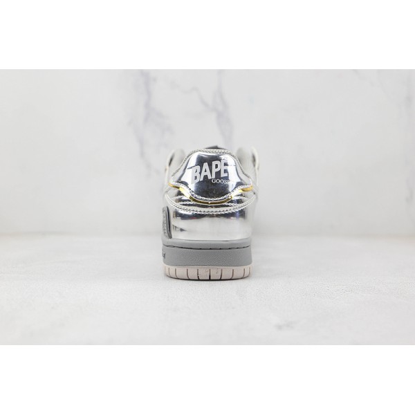 Bapesta LOW SHOES SILVER