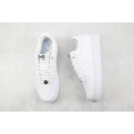 Bapesta LOW WHITE