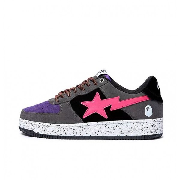 Bapesta SK8 TO NIGO BLACKPURPLEPINK Shoes