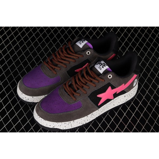 Bapesta SK8 TO NIGO BLACKPURPLEPINK Shoes