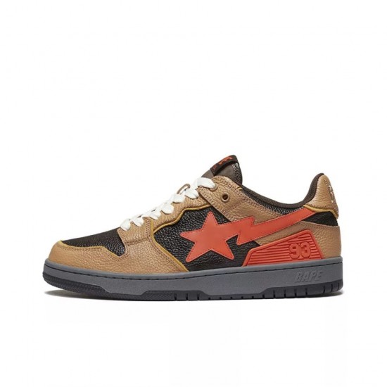 Bapesta SK8 TO NIGO LIGHT BROWNBLACKRED 1H80-291-021