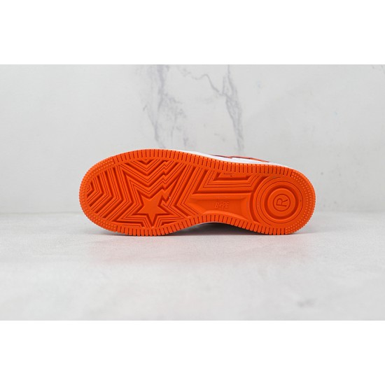 Bapesta WHITE ORANGE 1H70-191-001