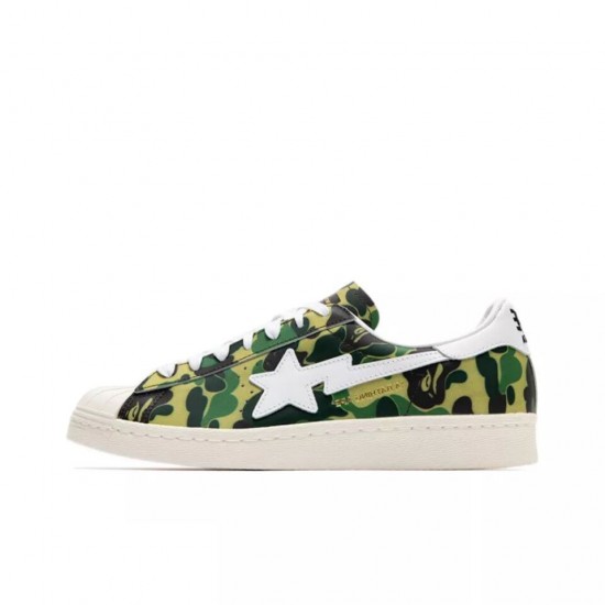 BAPE X SUPERSTAR 80S ABC CAMO CLOUD WHITE GZ8981