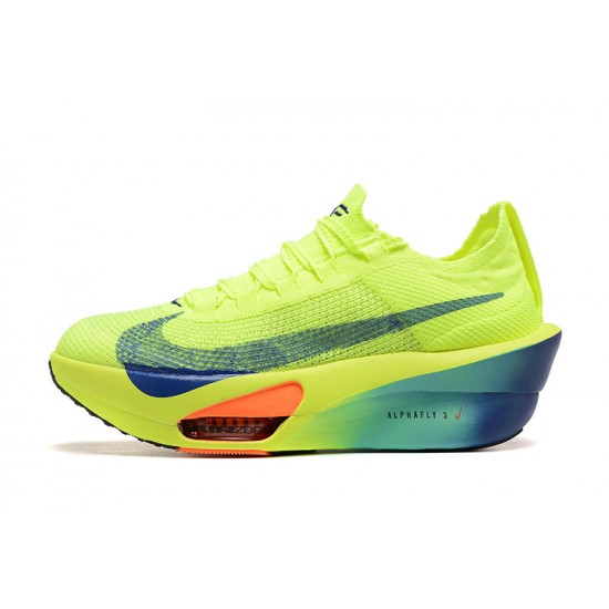 Women/Men Nike Air Zoom Alphafly NEXT 3 Neongreen Sports Shoes