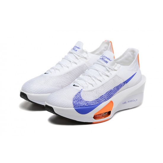 Women/Men Nike Air Zoom Alphafly NEXT 3 White Running Shoes