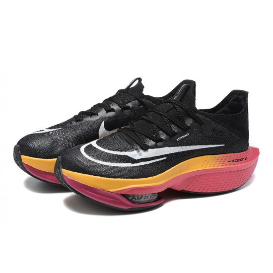 Mens Nike Air Zoom Alphafly Next 2 Black Orange Sports Shoes