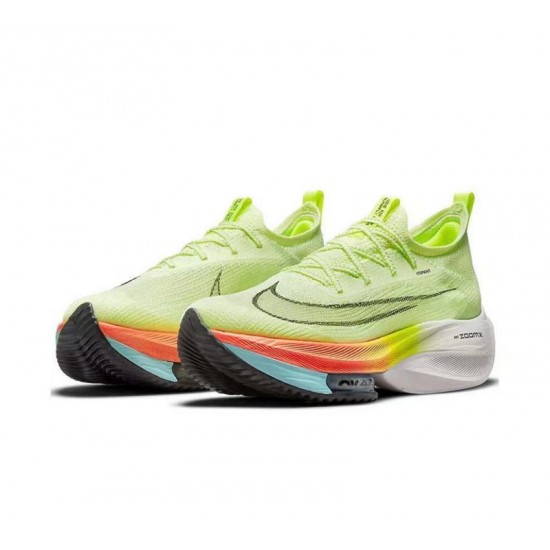 Mens Nike Air Zoom Alphafly Next 2 Green White Sports Shoes