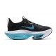 Women/Men Nike Air Zoom Alphafly Next 2 Black and Blue Sports Shoes