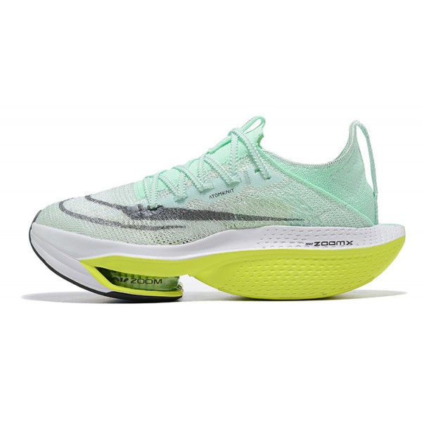 Women/Men Nike Air Zoom Alphafly Next 2 Green Sports Shoes