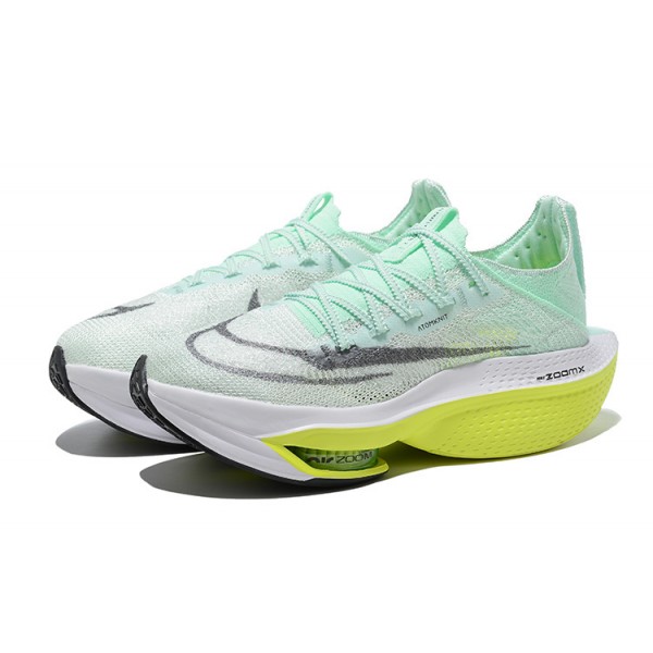 Women/Men Nike Air Zoom Alphafly Next 2 Green Sports Shoes