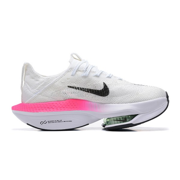 Women/Men Nike Air Zoom Alphafly Next 2 Pink White Sports Shoes