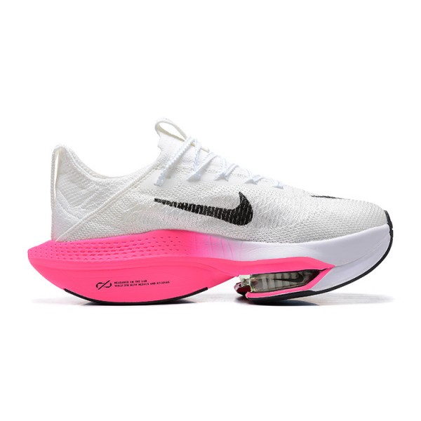 Women/Men Nike Air Zoom Alphafly Next 2 White Pink Sports Shoes