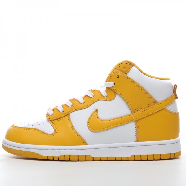 Nike Dunk High Dark Sulphur DD1869-106 Yellow White 