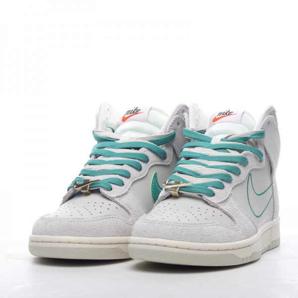 Nike Dunk High First Use Sail (GS) DD0733-001 Green White 