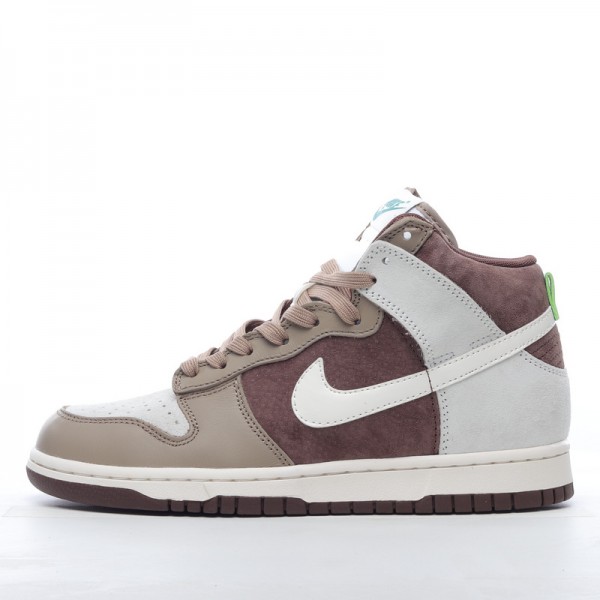 Nike Dunk High Light Chocolate DH5348-100 Brown 