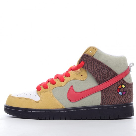 Nike SB Dunk High Kebab And Destroy CZ2205-700 Yellow Green