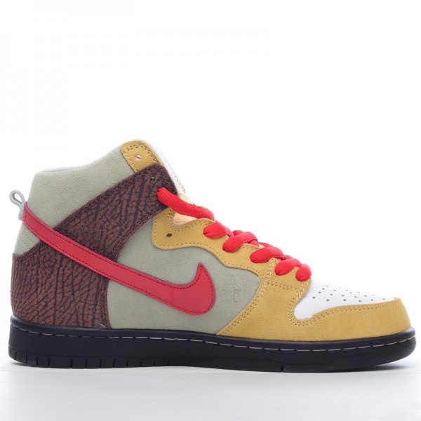 Nike SB Dunk High Kebab And Destroy CZ2205-700 Yellow Green 