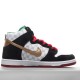 Nike SB Dunk High Pro Black Sheep Paid in Full 313171-170 Balck White