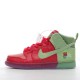 Nike SB Dunk High Strawberry Cough CW7093-600 Red Green