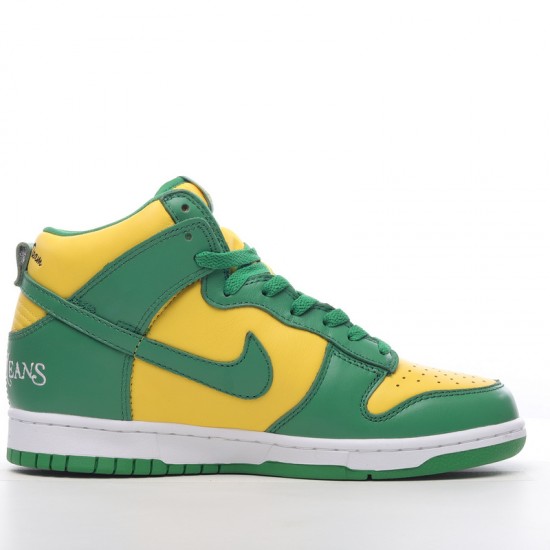 Nike SB Dunk High Supreme By Any Means DN3741-700 Green yellow