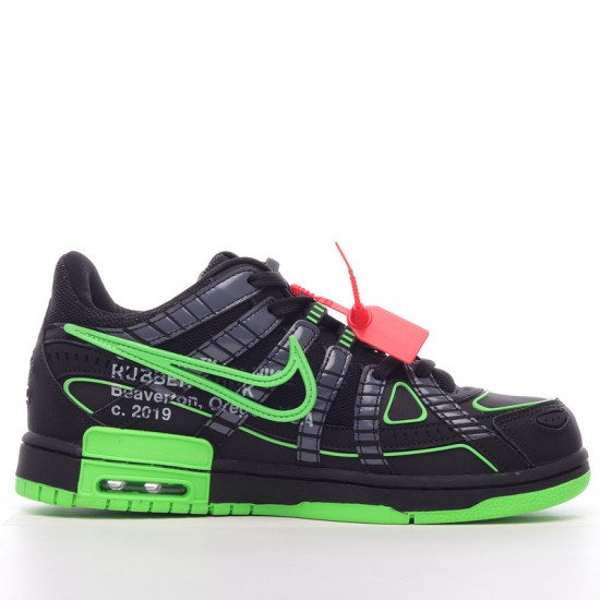 Nike Air Rubber Dunk Low Green Strike CU6015-001 Black Green