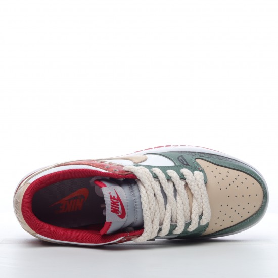 Nike Dunk SB Low Medium Grey DD1391-002 green red