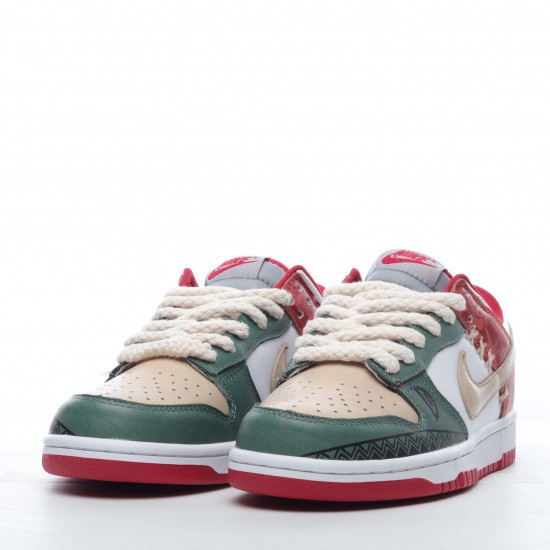 Nike Dunk SB Low Medium Grey DD1391-002 green red