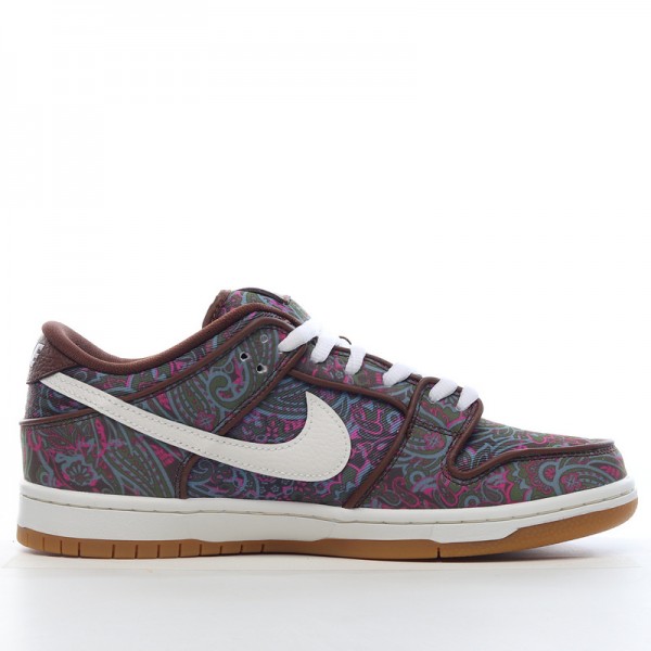 Nike Dunk SB Low Paisley Burgundy DH7534-200 Brown 